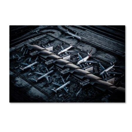 Trademark Fine Art Andreas Agazzi 'Above Lax' Canvas Art, 30x47 1X01320-C3047GG